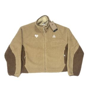 Nike ACG beige brown Canwell Glacier Therma fit ADV sherpa fleece women’s small